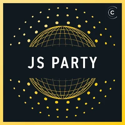 JS Party logo a podcast which revolves around web development